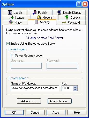 Handy Address Book Client